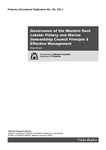 Governance of the Western Rock Lobster Fishery and Marine Stewardship Council Principle 3 Effective Management