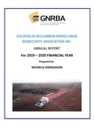 Goldfields Nullarbor Rangelands Inc. Annual Report 2019/20